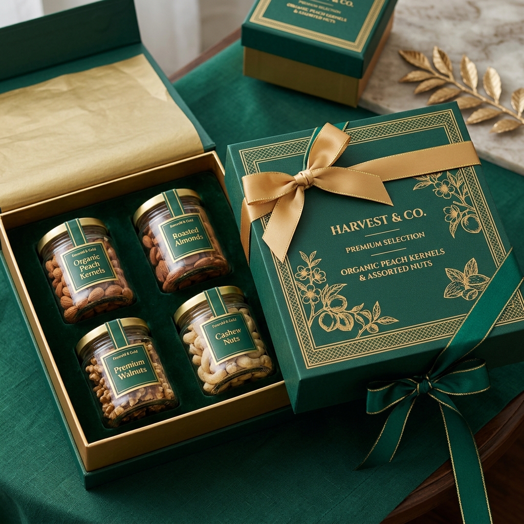 Set Quà Tặng Hạt Đào Cao Cấp